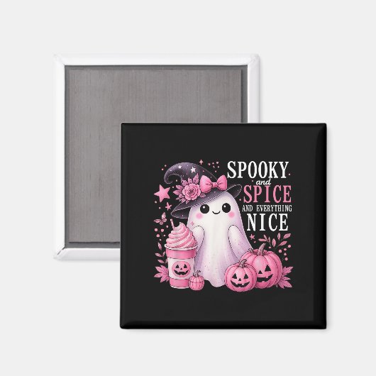 Spooky And Spice And Everything Nice Halloween Pin Magneet (Voorkant / Achterkant)