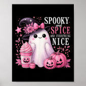 Spooky And Spice And Everything Nice Halloween Pin Poster (Voorkant)