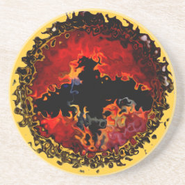 Spooky Animal Art Bat Zandsteen Onderzetter