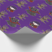 Spooky Anime Cadeaupapier (Hoek)