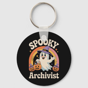 Spooky Archivist Schattige Ghost Pumpkin Archives  Sleutelhanger
