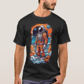 Spooky Astronaut Halloween Shirten T-shirt (Voorkant)