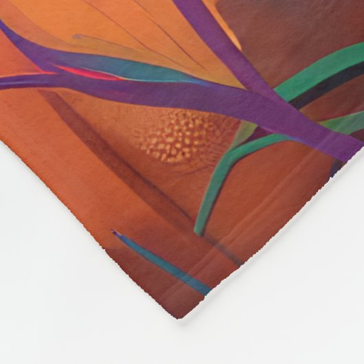 Spooky Australische Terriër Halloween Witch Pumpki Fleece Deken (Hoek)