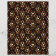 Spooky Autumn Gothic Scrapbook Paper