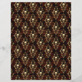 Spooky Autumn Gothic Scrapbook Paper