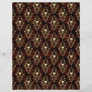 Spooky Autumn Gothic Scrapbook Paper