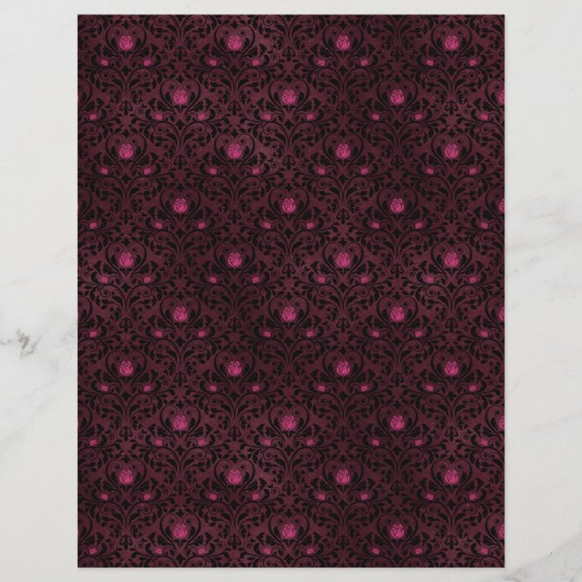 Spooky Autumn Gothic Scrapbook Paper (Voorkant)