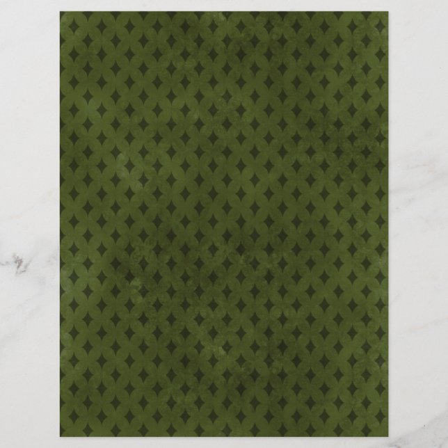 Spooky Autumn Gothic Scrapbook Paper (Voorkant)