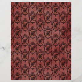 Spooky Autumn Gothic Scrapbook Paper