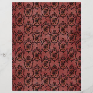 Spooky Autumn Gothic Scrapbook Paper