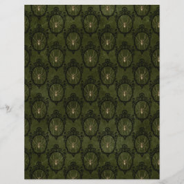 Spooky Autumn Gothic Scrapbook Paper