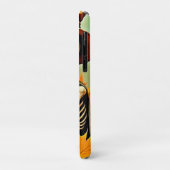 Spooky Autumn Skeleton's koffiepauze ontwerp Case-Mate iPhone Case (Achterkant/links)