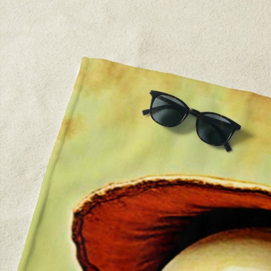 Spooky Autumn Skeleton's koffiepauze ontwerp Strandlaken (In situ)