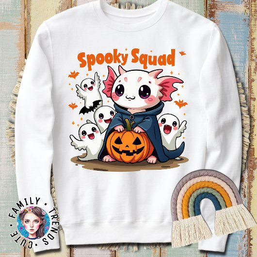 Spooky Axolotl Squad Trui