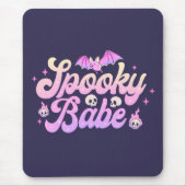 Spooky Babe Cute Halloween Muismat (Voorkant)