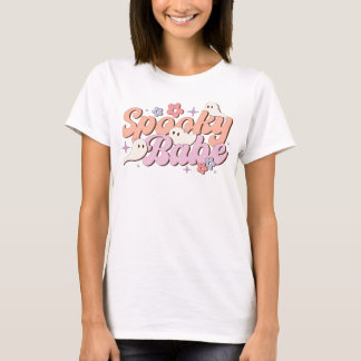 Spooky Babe, Gelukkige Halloween Dag T-shirt