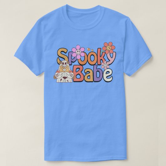 Spooky Babe Halloween Costume Classic T-shirt (Design voorkant)