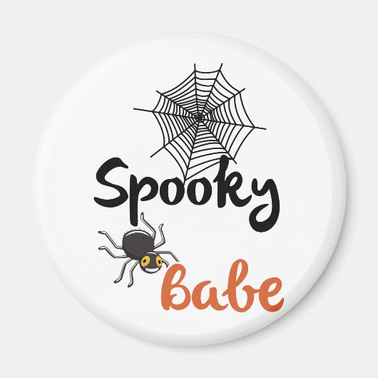 Spooky Babe - Schattige Halloween-ontwerp Magneet (Voorkant)