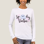 Spooky Babe T-Shirt | Cute Girly Halloween Tee (Voorkant volledig)