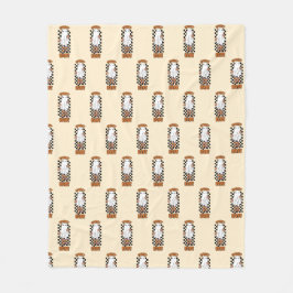 Spooky Babe Vrouw Halloween Ghost Sinaasappel Fleece Deken