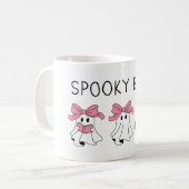 Spooky babes cute ghost koffiemok (Voorkant links)
