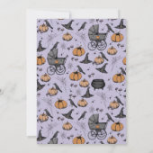 Spooky Baby brouwt gotisch Baby shower Kaart (Achterkant)