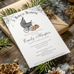 Spooky Baby brouwt gotisch Baby shower Kaart