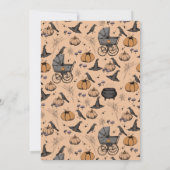 Spooky Baby brouwt gotisch Baby shower Kaart (Achterkant)