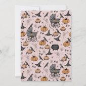 Spooky Baby brouwt gotisch Baby shower Kaart (Achterkant)