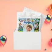 Spooky Baby Dino Kinder foto verjaardagsfeestje Bedankzakje