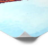 Spooky Baby Dinosaur Theme Kids Verjaardagsfeest Poster (Hoek)