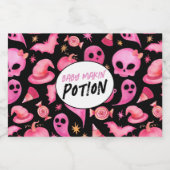 Spooky Baby Makin' Potion Halloween Baby shower Likeurfles Etiket (Enkel label)