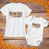 Spooky Baby Retro Halloween Mama En Ik Matching Romper