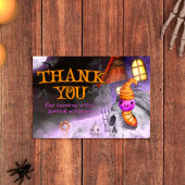 Spooky Baby shower Bedankkaart