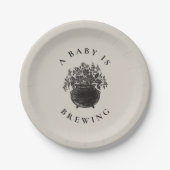 Spooky Baby shower Bord (Voorkant)