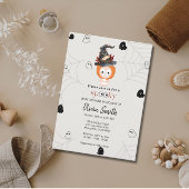 Spooky Baby shower Kaart