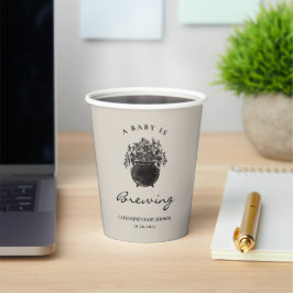 Spooky Baby shower Paper Cup Papieren Bekers