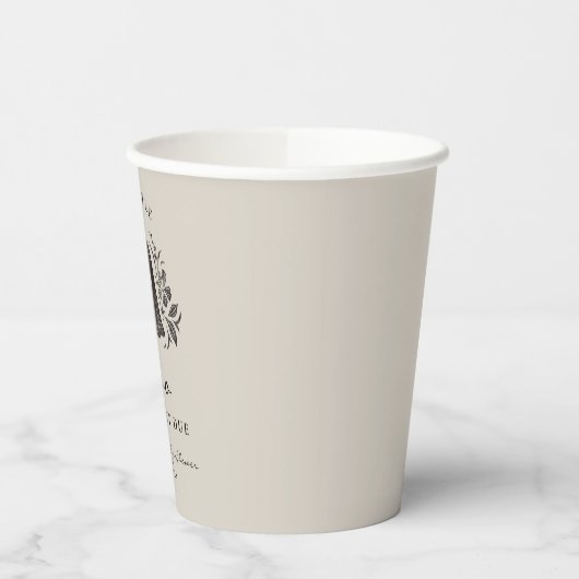 Spooky Baby shower Paper Cup Papieren Bekers (Links)