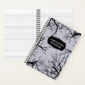 Spooky Bare Branches Gothic Notitieboek (Binnen)