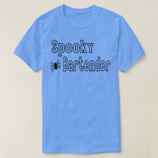 Spooky Bartender Funny Halloween Costumes 2021 T-shirt (Design voorkant)
