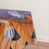 Spooky Basenji Halloween heks en pompoen Tafelkleed (Voorbeeld)