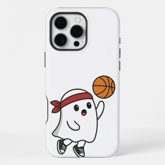 Spooky Basketball Ghost iPhone Hoesje (Achterkant)