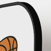 Spooky Basketball Ghost Pickleball Paddle (Links Detail)