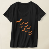  Spooky Bat Border Family Halloween T-shirt (Laagn)