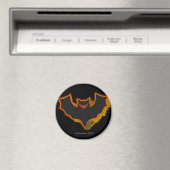 Spooky Bat Halloween Magnet | Zwart thema (Insitu (Vaatwasser))