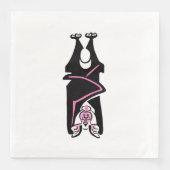 Spooky BAT - Halloween Servet (Voorkant)