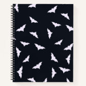 Spooky Bats Black Halloween Notitieboek (Voorkant)
