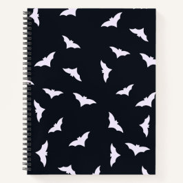 Spooky Bats Black Halloween Notitieboek