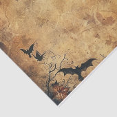 Spooky Bats Eerie Crow Halloween Decoupage Tissuepapier (Detail)