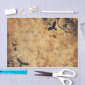 Spooky Bats Eerie Crow Halloween Decoupage Tissuepapier (Craft)
